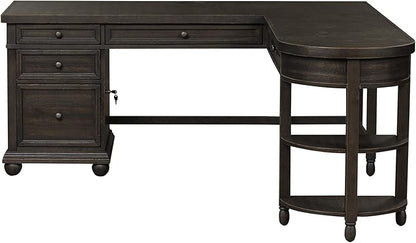 LIBERTY FURNITURE INDUSTRIES, INC. Harvest Home Opt L Shaped Desk Set