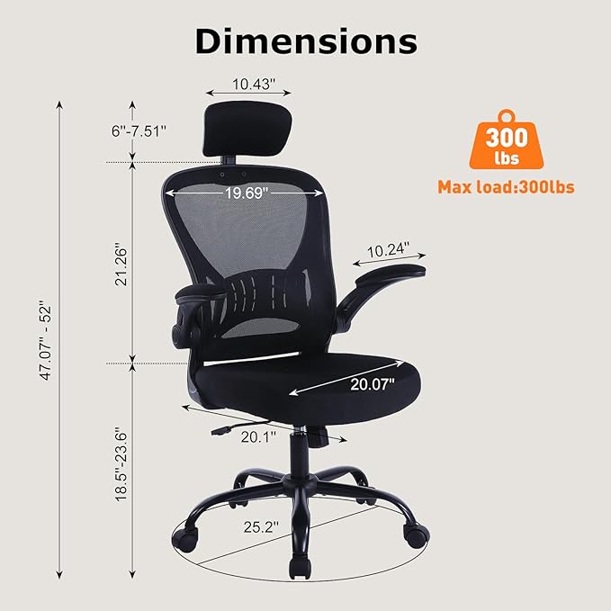 6 Pack Office Chair Ergonomic Desk Chair Comfort Adjustable Height with Wheels，Lumbar Support Mesh Swivel Computer Home Office Chair,Conference Room Chairs