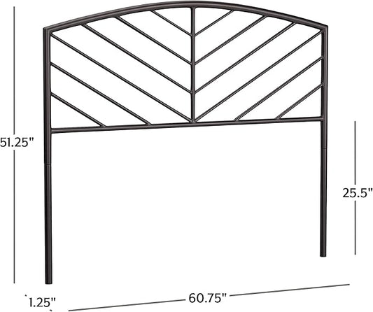 Hillsdale Essex Queen Metal Headboard, Gray Bronze, 2346-570