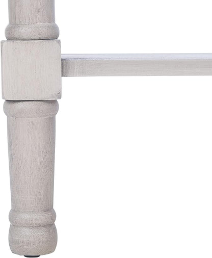Safavieh Home Collection Haines Greige 4-Drawer Bottom Shelf Console Table