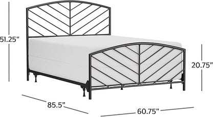Hillsdale Furniture Essex Bed, Queen, Metallic Brown