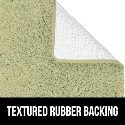GORILLA GRIP Bathroom Rugs, Ultra Soft Absorbent Mat, Thick Plush Bath Rug, Machine Washable, Microfiber Quick Dry, Mats for Shower, Bathtub and Floor, Home Decor Accessories, 24x17, Sage