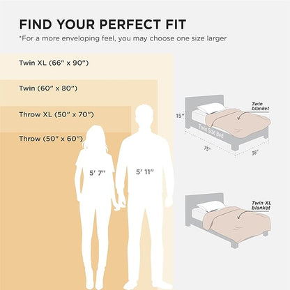 Bedsure GentleSoft Twin Blanket for Bed - Super Soft Cozy Blankets for Women Men Girls, Cute Fuzzy Fleece Throws for Bedroom Couch, Sage Green, 60x80 Inches