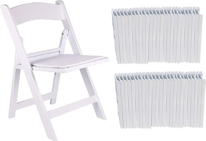 BTEXPERT Set of 16,Resin Folding Chair Vinyl Padded Seat 1000LB Weight Capacity Indoor Outdoor Lightweight Set for Home Event Party Picnic Kitchen Dining Church School Weddings 1000lb Weight Capacity