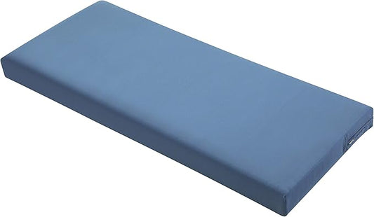 Classic Accessories Ravenna Water-Resistant 48 x 18 x 3 Inch Outdoor Bench/Settee Cushion, Patio Furniture Swing Cushion, Empire Blue, Patio Loveseat Cushion