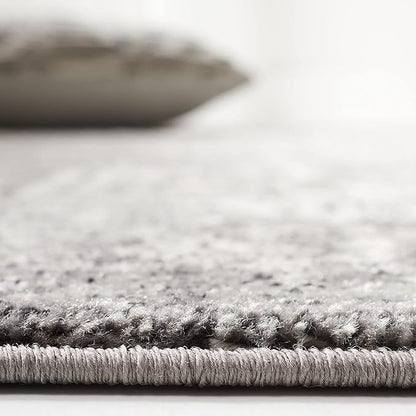 SAFAVIEH Evoke Collection 2'2" x 9' Grey/Ivory EVK256D Oriental Distressed Non-Shedding Living Room Entryway Foyer Hallway Bedroom Runner Rug