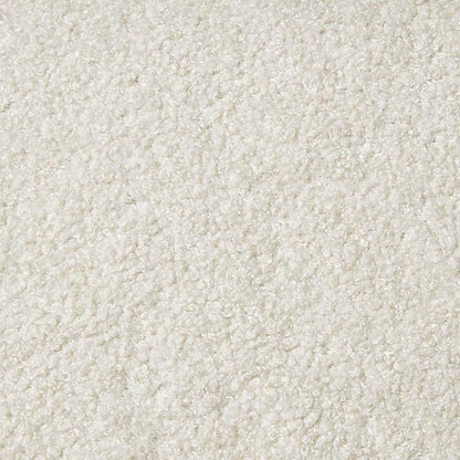 24KF Middle Century Upholstered Foldable Headboard, Modern Boucle Teddy Fabric Queen/Full Headboard 6033-Q-Cream