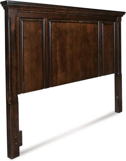 Signature Design by Ashley Porter Traditional Panel Headboard ONLY, King/California King, Dark Brown