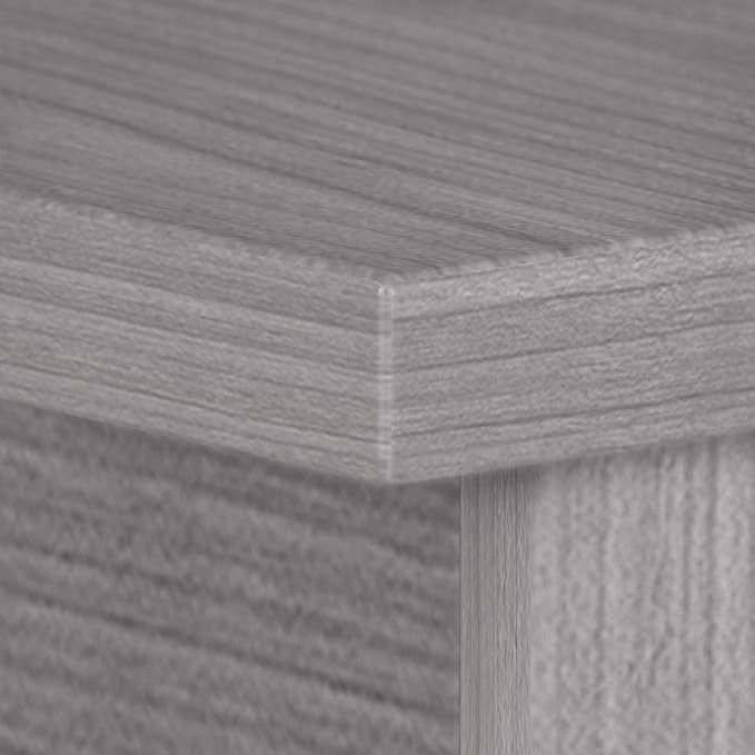 Bush Business Furniture Studio C 72W Computer Desk with Wire Management and Modesty Panel in Platinum Gray, Professional Table for Home Office and Corporate Office