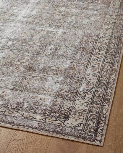Loloi Amber Lewis Georgie Collection GER-10 Moss/Bark 2'-6" x 7'-6", .19" Pile Height, Runner Rug