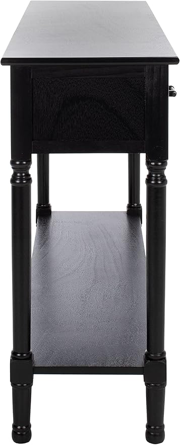 SAFAVIEH Home Collection Peyton Black 3-Drawer Lower Shelf Console Table CNS5705B