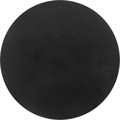JONATHAN Y TBL1103C Kline 17.5" Mid-Century Modern Brutalist Indoor/Outdoor Accent Table Art Deco, Minimalist, Contemporary, Patio, Garden, Bathroom, Living Room, Wash Black