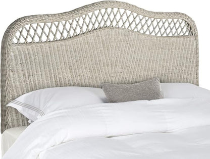 Safavieh Home Collection Sephina Antique Grey Rattan Headboard (Queen)
