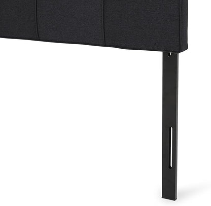 Christopher Knight Home Contemporary Upholstered Queen/Full Headboard, Black