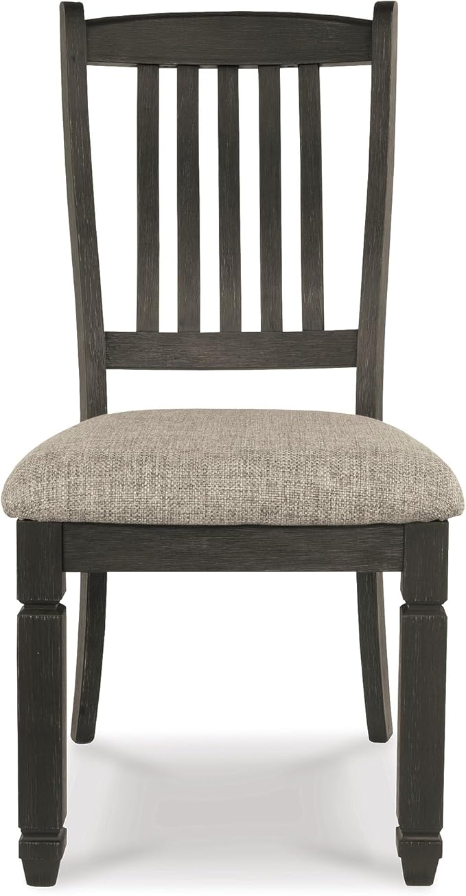 Signature Design by Ashley Tyler Creek 19.25" Dining Room Upholstered Chair, 2 Count, Antique Black