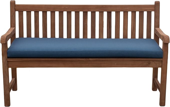 Tommy Bahama Bench Cushion, 44" X 19" X 2.5", Bamboo Bay Cobalt