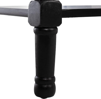 SAFAVIEH Home Collection Peyton Black 3-Drawer Lower Shelf Console Table CNS5705B