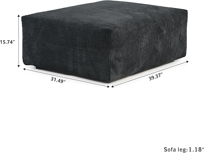 WJShome Sofa Ottoman, Modular Sectional Sofa,Minimalist Sofa Couch for Modern Living Room Sofa Sets for Office House