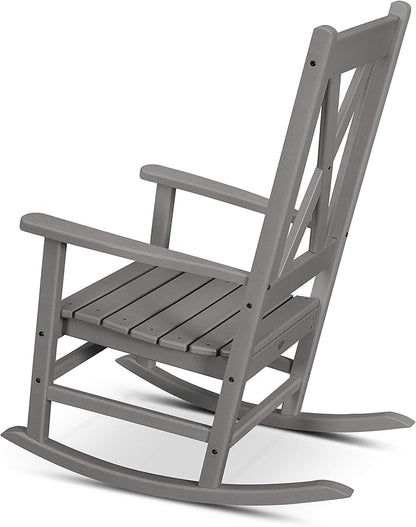 POLYWOOD® Braxton Rocker, Black