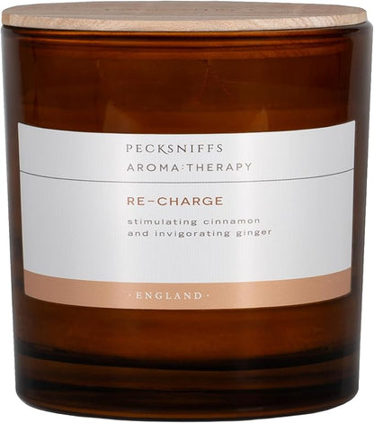 Pecksniff's Amber Re-Charge Candle | 3 Wicks, 550g/19.40oz