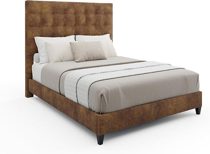 Bomber Jacket Brown Sutton Queen Headboard