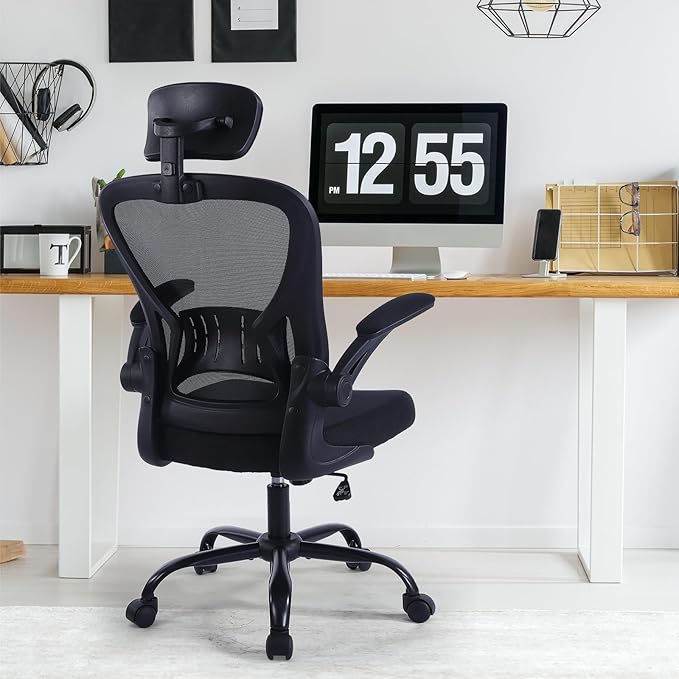 Office Chair Ergonomic Desk Chair Comfort Adjustable Height with Wheels，Lumbar Support Mesh Swivel Computer Home office chair ,Conference Room Chairs