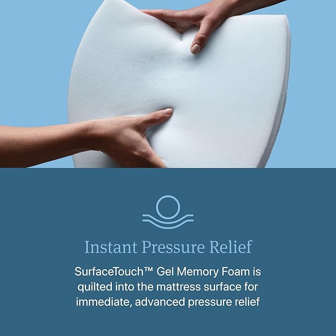 Beautyrest Days End Plush 14" Mattress - King - Cooling Tech, Supportive Durable Pocketed Coils, Pressure Relief, Motion Separation; 100 Night Sleep Trial and 10 Year Warranty