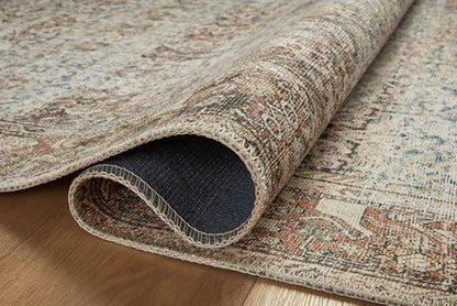 Loloi Amber Lewis Georgie Collection GER-09 Multi/Spice 2'-6" x 7'-6", .19" Pile Height, Runner Rug