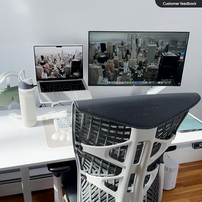 Autonomous ErgoChair Ultra 2 Ergonomic Office Chair Mesh Gray Adjustable Lumbar Support, Rolling Swivel - Home Office Desk Chairs with Wheels and Arms - Ergonomic Desk Chair Comfy for Gaming & Office