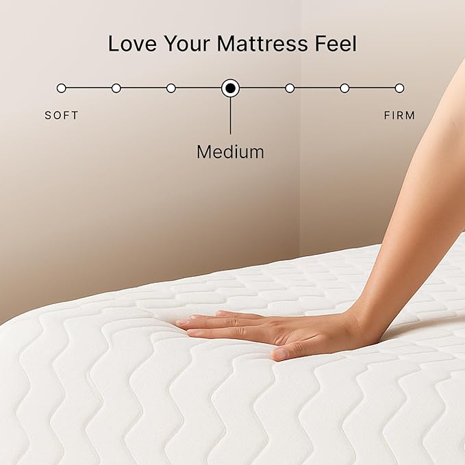 Signature Design by Ashley Chime Memory Foam 12" Twin Mattress with Thick Memory and Support Foam for Pressure Relief, Fiberglass Free, Mattress In A Box