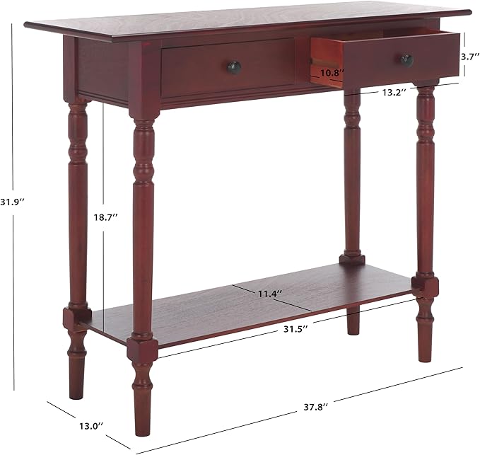 Safavieh American Homes Collection Rosemary Dark Cherry Console Table