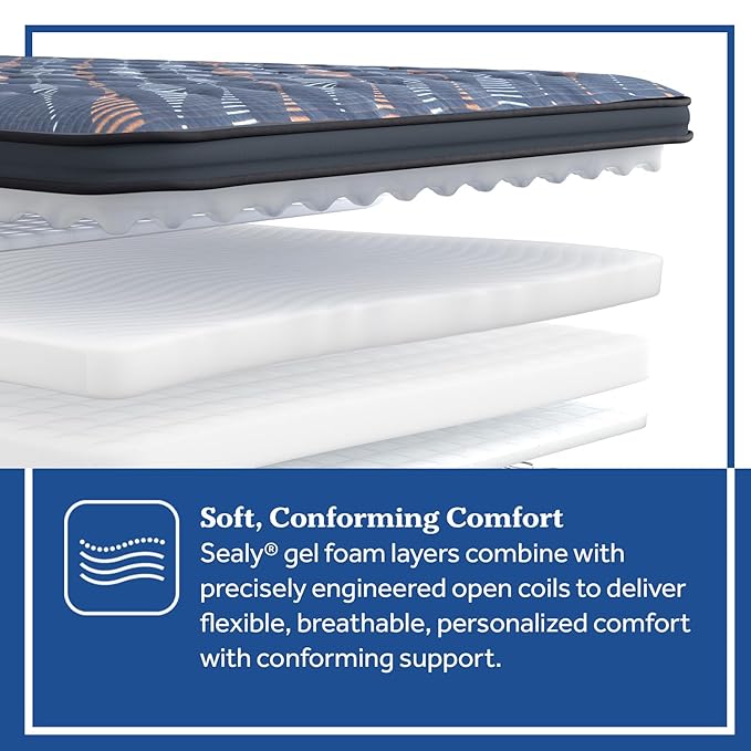 Sealy Warner 14" Soft Pillowtop Innerspring Mattress - King
