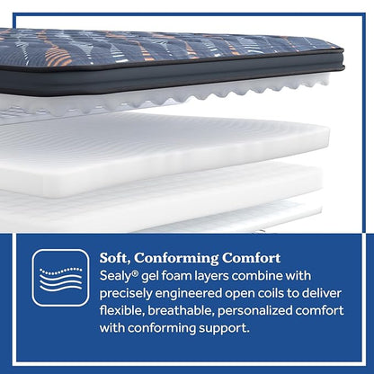Sealy Warner 14" Soft Pillowtop Innerspring Mattress - Twin