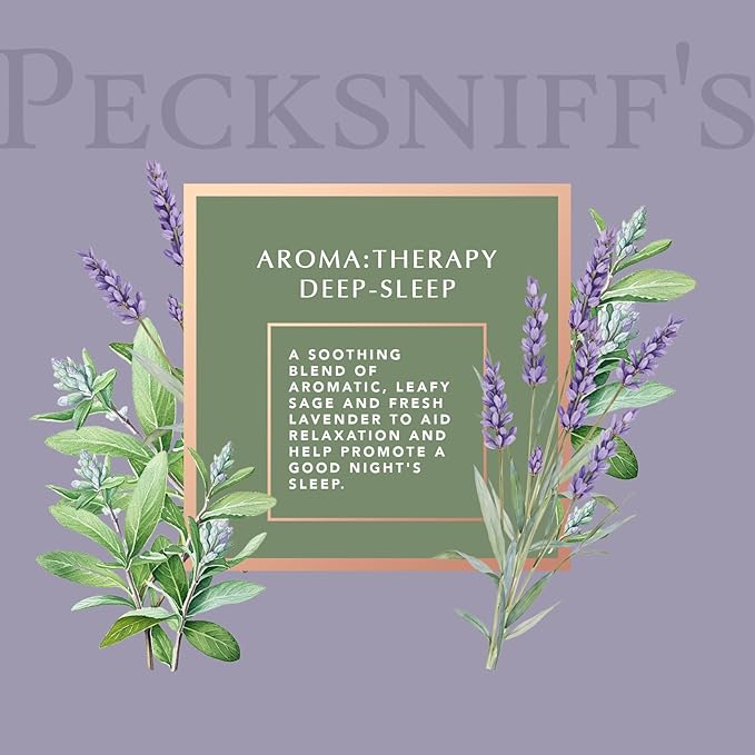 Pecksniff's Amber Deep-Sleep Aroma Therapy Candle | 1 Wick, 184g/6.49oz