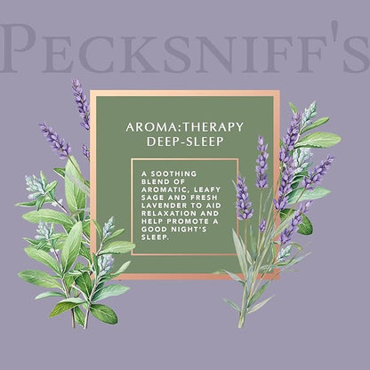 Pecksniff's Amber Deep-Sleep Aroma Therapy Candle | 1 Wick, 184g/6.49oz