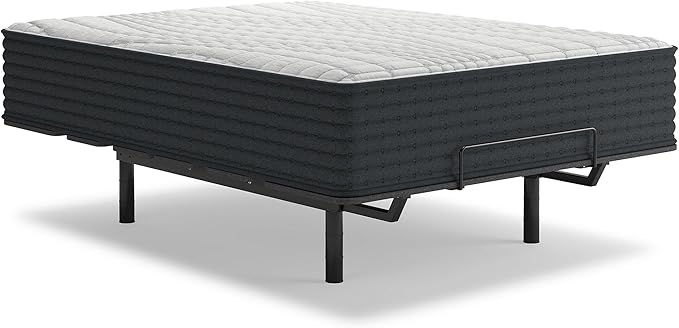 Signature Design by Ashley Hybrid 1300 13 Inch Plush Gel Memory Foam Mattress with Edge Support for Pressure Relief, California King, Fiberglass Free, Mattress in A Box