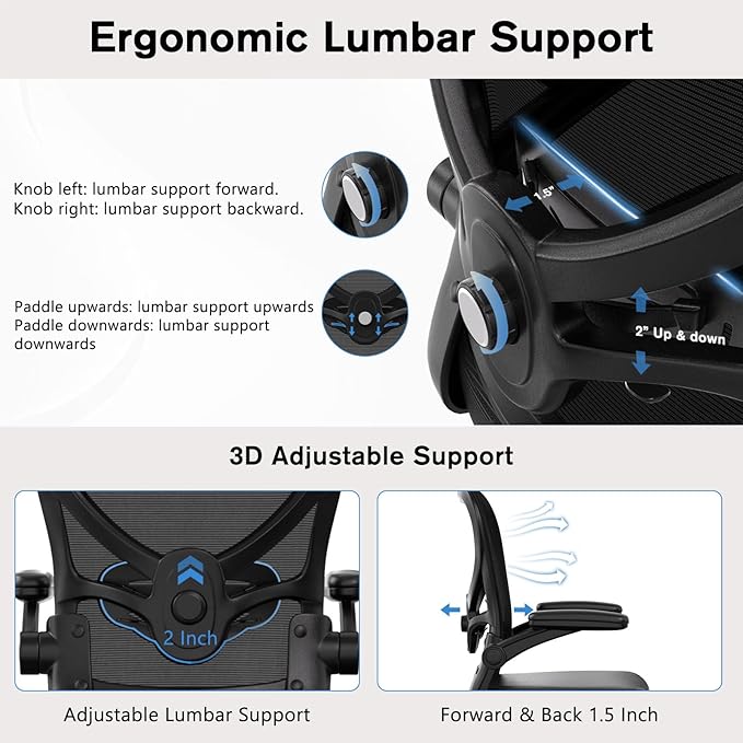 Alolo Drafting Chair,Ergonomic Tall Office Chair with Foot Rest Ring,Executive Leather Office Chair for Counter Height and Standing Desk with Lumbar Support and Flip-up Armrests for Home Office,PU.