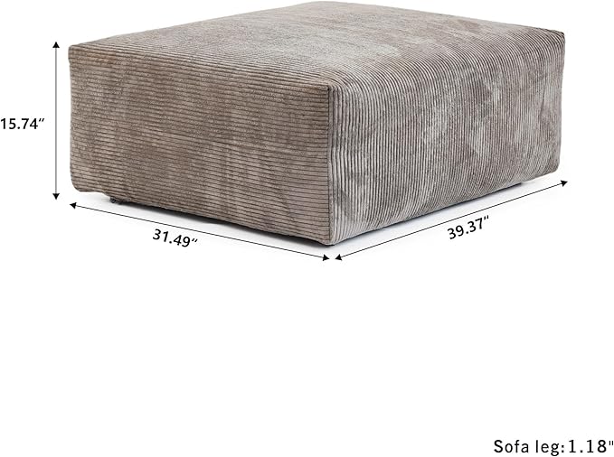 WJShome Sofa Ottoman, Modular Sectional Sofa,Minimalist Sofa Couch for Modern Living Room Sofa Sets for Office House
