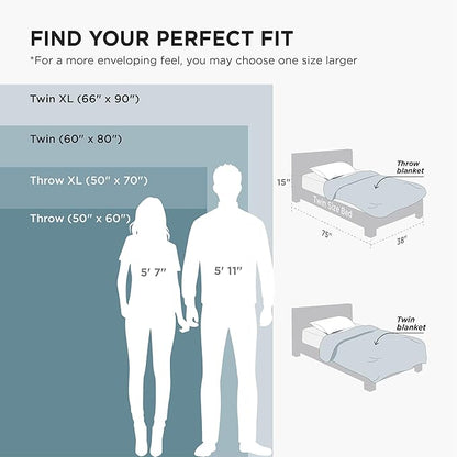 Bedsure GentleSoft Twin Blanket for Bed Navy Blue - Super Soft Cozy Blankets for Women Men Girls, Cute Fuzzy Fleece Throws for Bedroom Couch, 60x80 Inches