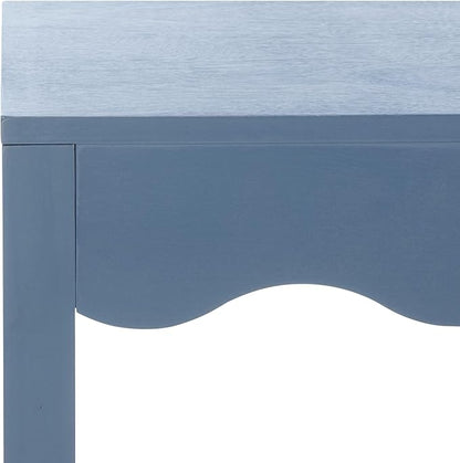 SAFAVIEH Home Collection Lilith Blue Square Wave Accent Table