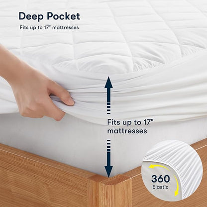 Serta Multi-Zone Heated Mattress Pad – Dual Controllers for Personalized Body & Foot Warmth, 10 Heat Settings, Auto Shut-Off, Soft Microfiber, Machine Washable, 15" Deep Pocket – King Size