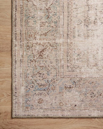 Loloi Amber Lewis Georgie Collection GER-02 Ocean/Sand 3'-0" x 10'-0", .19" Pile Height, Runner Rug