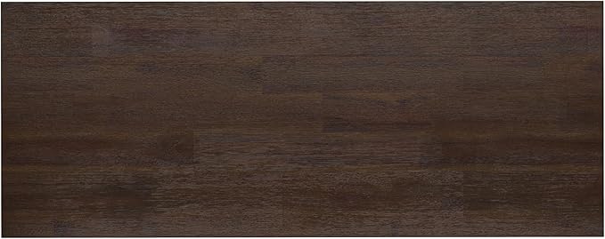 SIMPLIHOME Lowry Desk - 54-Inch Wide Solid Acacia Wood and Metal Writing Desk in Distressed Hickory Brown, Modern Industrial Home Office Computer Table with 2 Drawers and Flip-Down Keyboard Tray