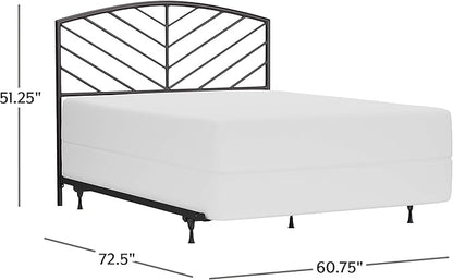 Hillsdale Essex Metal Frame, Queen Headboard, Gray Bronze