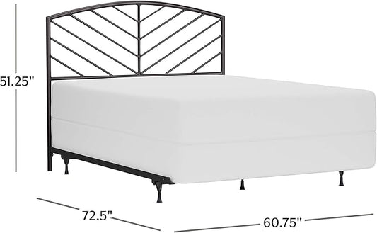 Hillsdale Essex Metal Frame, Queen Headboard, Gray Bronze