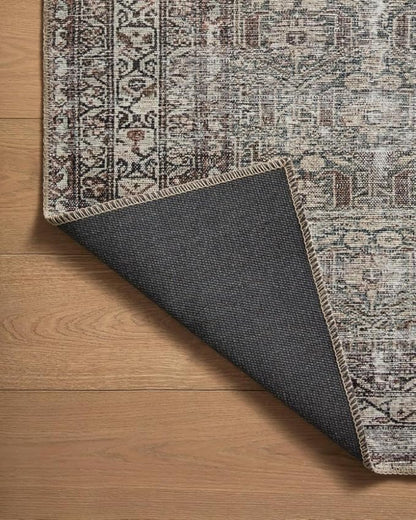 Loloi Amber Lewis Georgie Collection GER-10 Moss/Bark 2'-6" x 9'-6", .19" Pile Height, Runner Rug