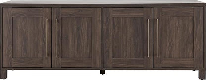 Henn&Hart Rectangular TV Stand for TV's up to 80" in Alder Brown, TV Stands for the Living Room