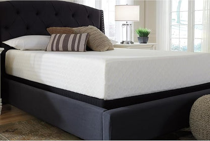 Signature Design by Ashley Chime Memory Foam 12" Queen Mattress with Thick Memory and Support Foam for Pressure Relief, Fiberglass Free, Mattress In A Box