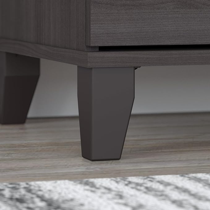 Bush Furniture 2 Drawer Lateral File Cabinet, Letter and Legal-Size Document Storage for Home or Professional Office, Somerset Collection, Storm Gray