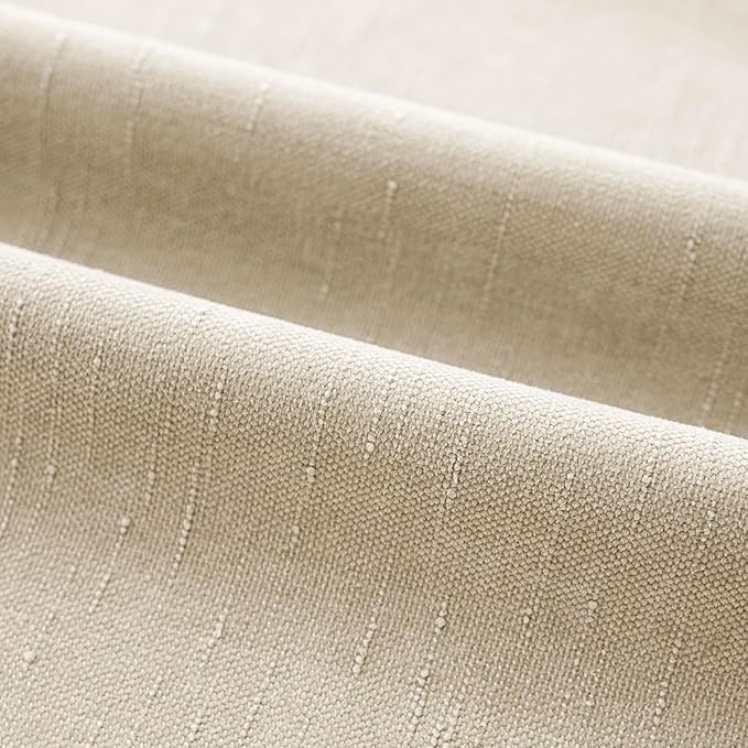 Foindtower Pack of 2 Soft Textured Chenille Throw Decorative Pillow Covers Square Accent Solid Cushion Cover Cozy Neutral Farmhouse Pillow Case for Couch Sofa Bedroom Living Room 26x26 Inch, Beige